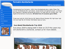Tablet Screenshot of formakin-montbeliarde.com